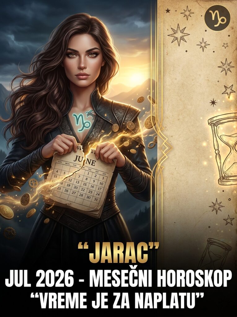 JARAC: Mesečni horoskop za JUL 2026 – Brutalna čistka parazita, surova naplata krvavog rada i vaše konačno, apsolutno oslobođenje!