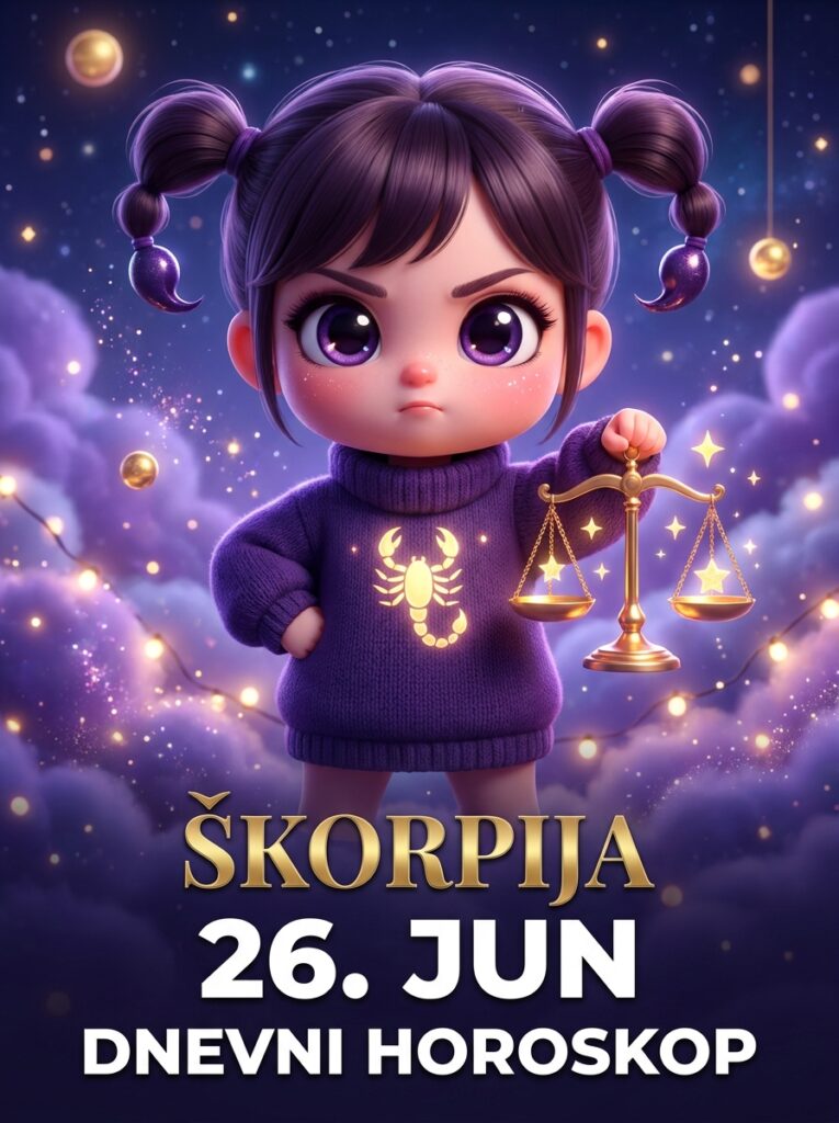 ŠKORPIJA – DNEVNI HOROSKOP ZA 26. JUN: Danas naplaćujete stare dugove i postavljate pravila koja svi moraju da poštuju!