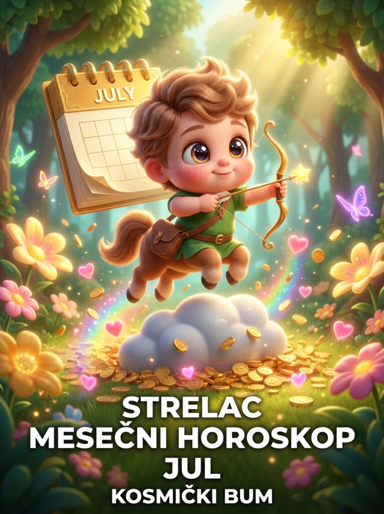 STRELAC – MESEČNI HOROSKOP ZA JUL: Kosmički tornado koji ruši sve laži, donosi brdo novca i jednu sudbonosnu letnju romansu!