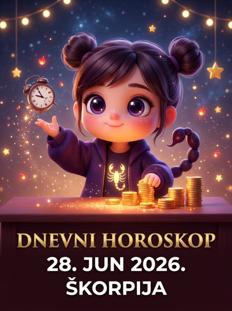 ŠKORPIJA – DNEVNI HOROSKOP ZA 28. JUN 2026: Neočekivani udarac iz prošlosti i jedan mračni, finansijski rizik koji donosi brutalnu zaradu!