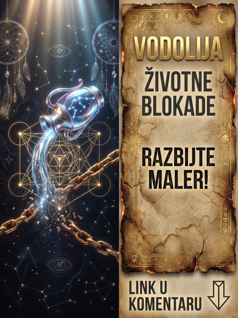 VODOLIJA – SKRIVENE ŽIVOTNE BLOKADE: Tri razloga zašto vam sve stoji u mestu i kako da hitno razbijete taj maler!