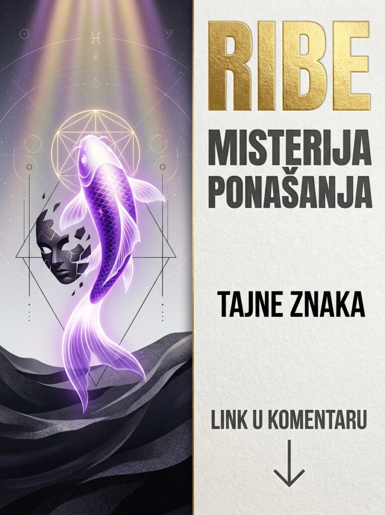 RIBE – Misterija ponašanja: Zašto u jednom trenutku deluju kao anđeli, a u sledećem vas brišu iz života bez ijedne reči!