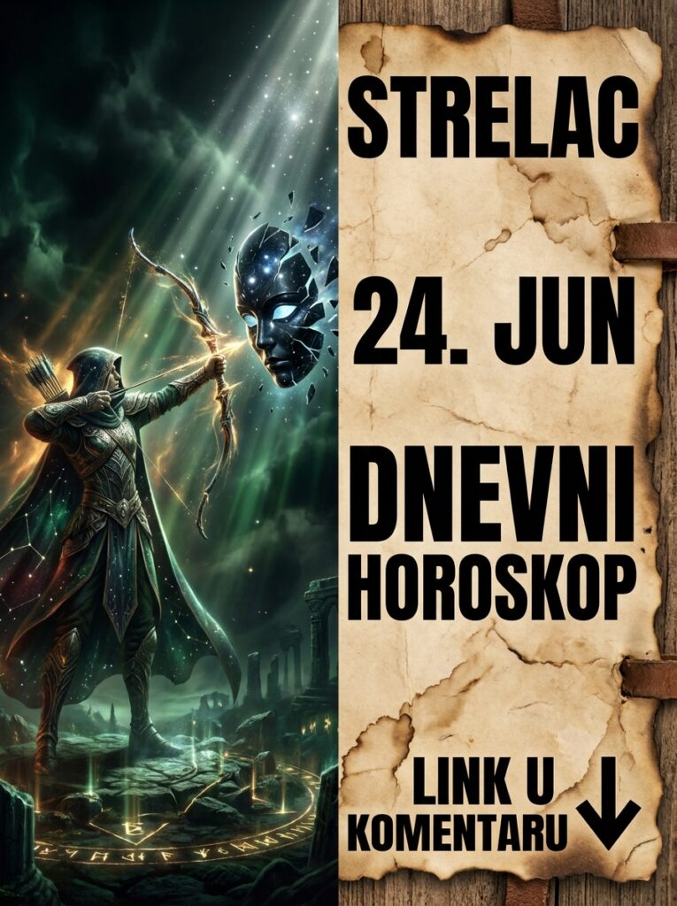 STRELAC – DNEVNI HOROSKOP ZA 24. JUN: Pucaju lažne maske, danas dobijate surov i neoboriv dokaz o nečijoj izdaji!