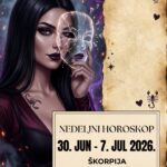 ŠKORPIJA – NEDELJNI HOROSKOP (30. JUN – 7. JUL 2026): Nedelja kada padaju najteže maske, a vi hladnokrvno otimate ono što vam pripada!