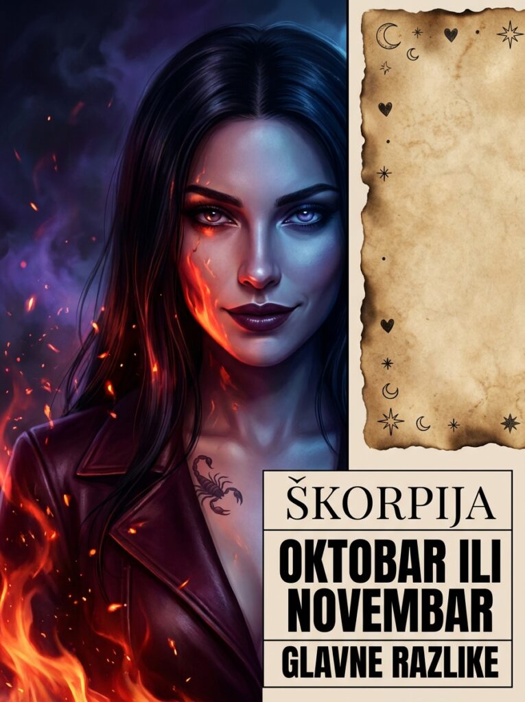 OKTOBARSKE VS. NOVEMBARSKE ŠKORPIJE: Brutalna istina o razlikama i zašto su jedne surovi ratnici, a druge mračni psiholozi!