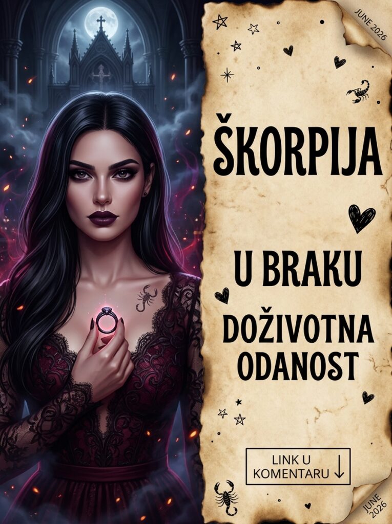 ŠKORPIJA U BRAKU: Šta se zaista dešava kada konačno kažu “DA” i zašto njihov potpis na papiru znači doživotnu, fanatičnu odanost!