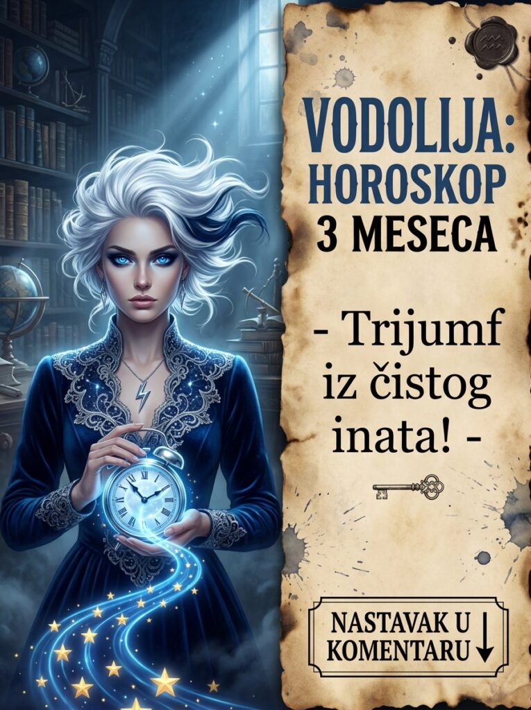VODOLIJA – VELIKI HOROSKOP ZA NAREDNA 3 MESECA: Vaš intelektualni radar ruši sve pred sobom! Spremite se za milionsku viziju i brutalno sečenje toksičnih pijavica!
