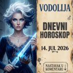 VODOLIJA – DNEVNI HOROSKOP ZA 14. JUL 2026: Kosmički udar briše sve iluzije! Otkrijte ko danas zauvek leti sa vaše liste i kakva vas ludačka milionska vizija čeka!