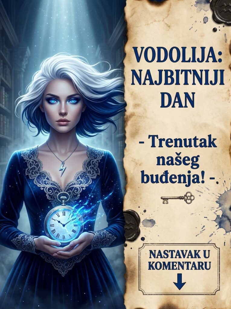 NAJBITNIJI DAN ZA VODOLIJU: Jedan jedini kosmički trenutak koji menja celu vašu sudbinu i donosi apsolutno oslobođenje!
