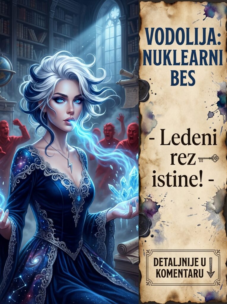 NUKLEARNI BES VODOLIJE: Zašto se vi nikada ne svađate i kako vaša ledena, hirurška kazna uništava protivnika do samog temelja!