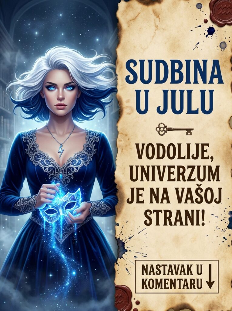 VODOLIJA: Sudbina u julu 2026. godine otključava vaš tajni kosmički kod! Saznajte zašto vas univerzum gura u izolaciju da biste pokorili svet!