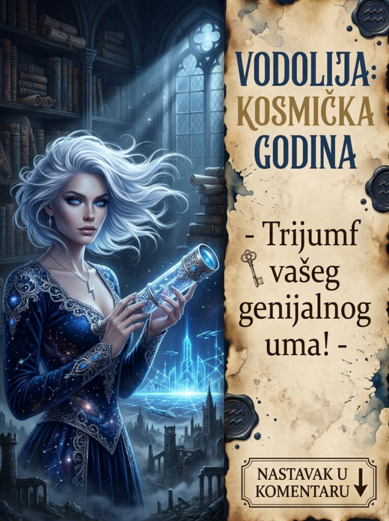 VODOLIJA – VELIKI HOROSKOP ZA 2026. GODINU: Godina brutalnih lomova, ludačkog napretka i naplate svakog vašeg neisplaćenog karmičkog duga!