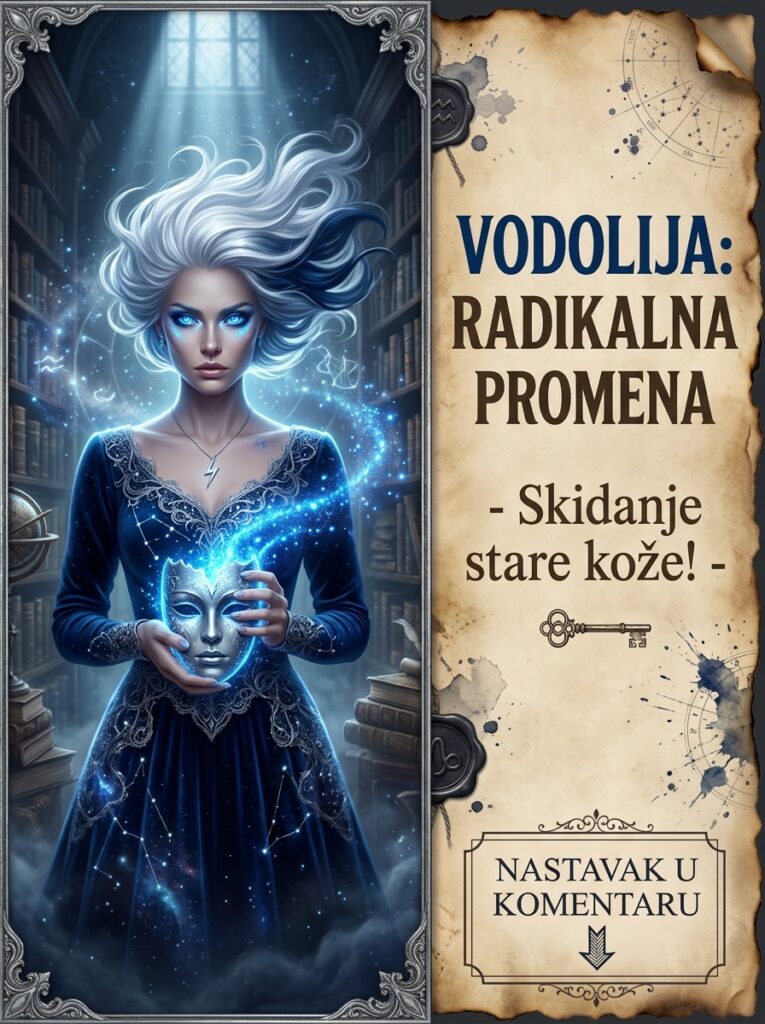 VODOLIJA I RADIKALNA PROMENA: Zašto u stotinki sekunde brišete stari život i kako vaša transformacija baca okolinu u potpuni očaj!