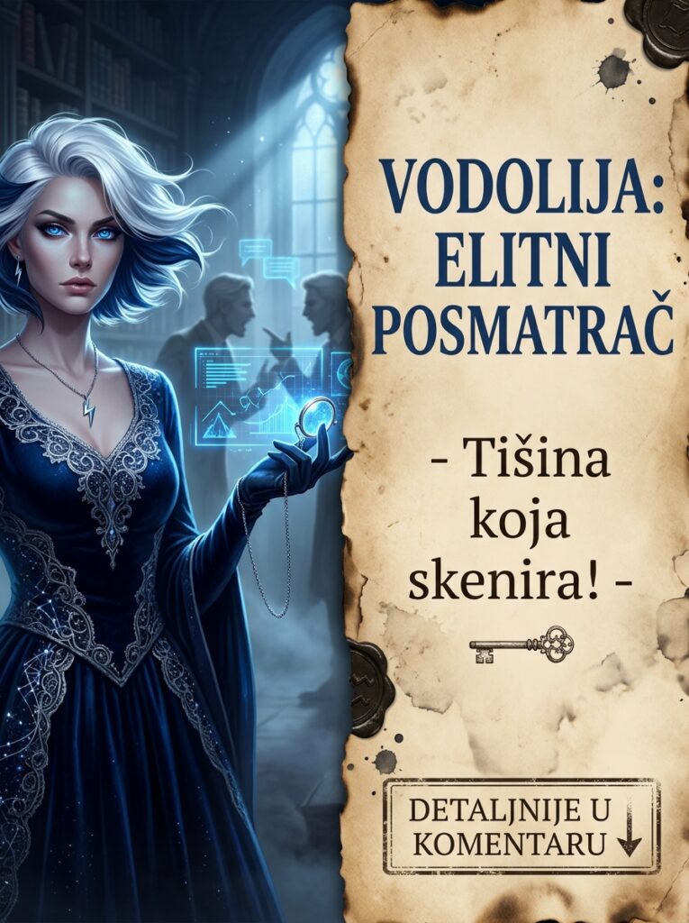 SINDROM ELITNOG POSMATRAČA: Zašto Vodolija ćuti u punoj sobi i kako u pet minuta skenira sve vaše najcrnje tajne!