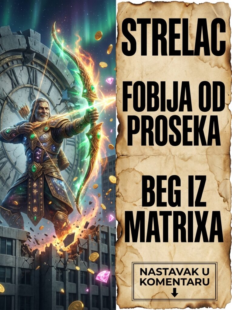 STRELAC I FOBIJA OD PROSEČNOSTI: Najteža tajna zašto vas miran, “normalan” život fizički ubija i kako vaš inat stvara milione!
