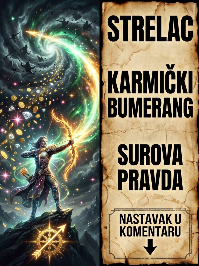 STRELAC I ZAKON KARMIČKOG BUMERANGA: Kako univerzum surovo kažnjava vaše neprijatelje i donosi vam milionsku naplatu za svaku suzu!
