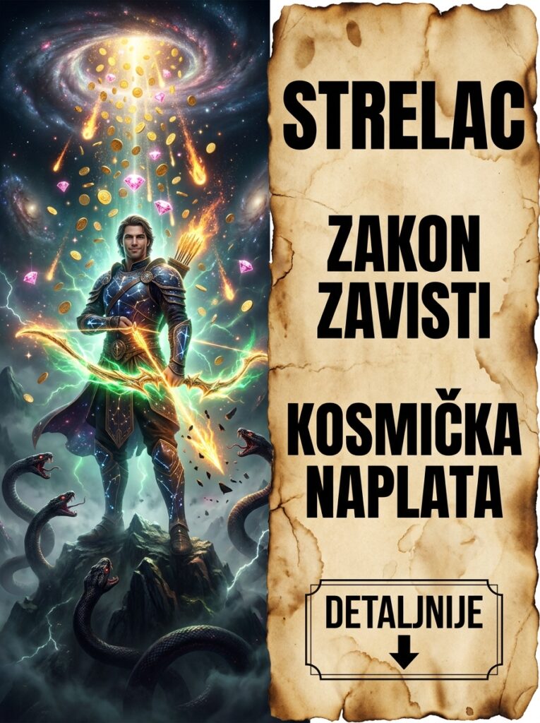 STRELAC I KOSMIČKI ZAKON ZAVISTI: Najlepša tajna zašto apsolutno nemate trunku ljubomore i kako vas vaš čisti ego vodi pravo do miliona!