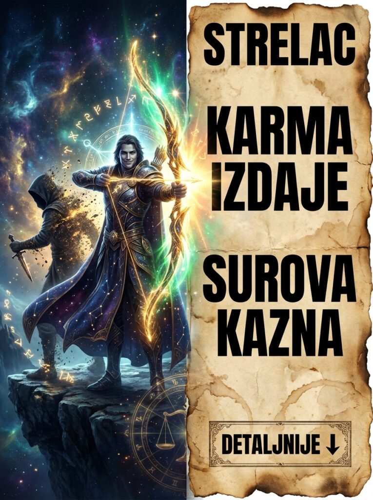 STRELAC I KARMA IZDAJE: Kako univerzum surovo, brutalno i bez milosti kažnjava ljude koji vam zabiju nož u leđa!