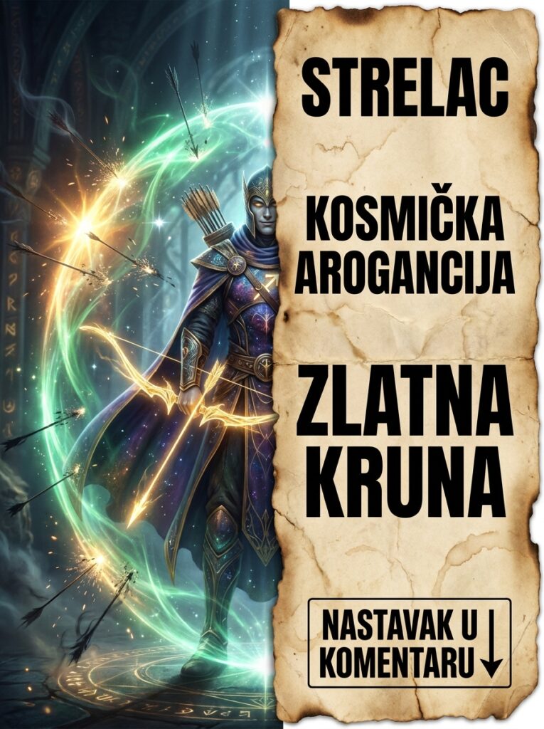 STRELAC I KOSMIČKA AROGANCIJA: Najveća tajna zašto vas uplašeni ljudi nazivaju narcisima dok vi samo elitno branite svoju milionsku vrednost!