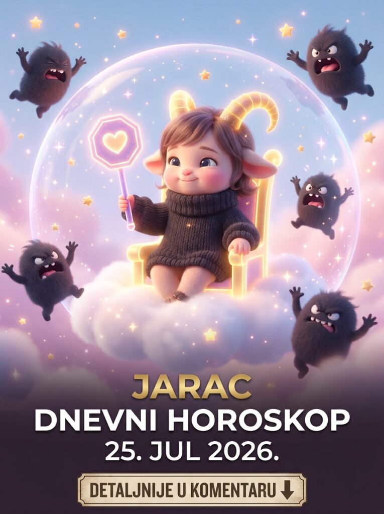 JARAC DNEVNI HOROSKOP 25. JUL 2026: Subota surovog otrežnjenja, ukidanje vikend-parazita i dan kada se vaša kruna zida u apsolutnoj tišini!