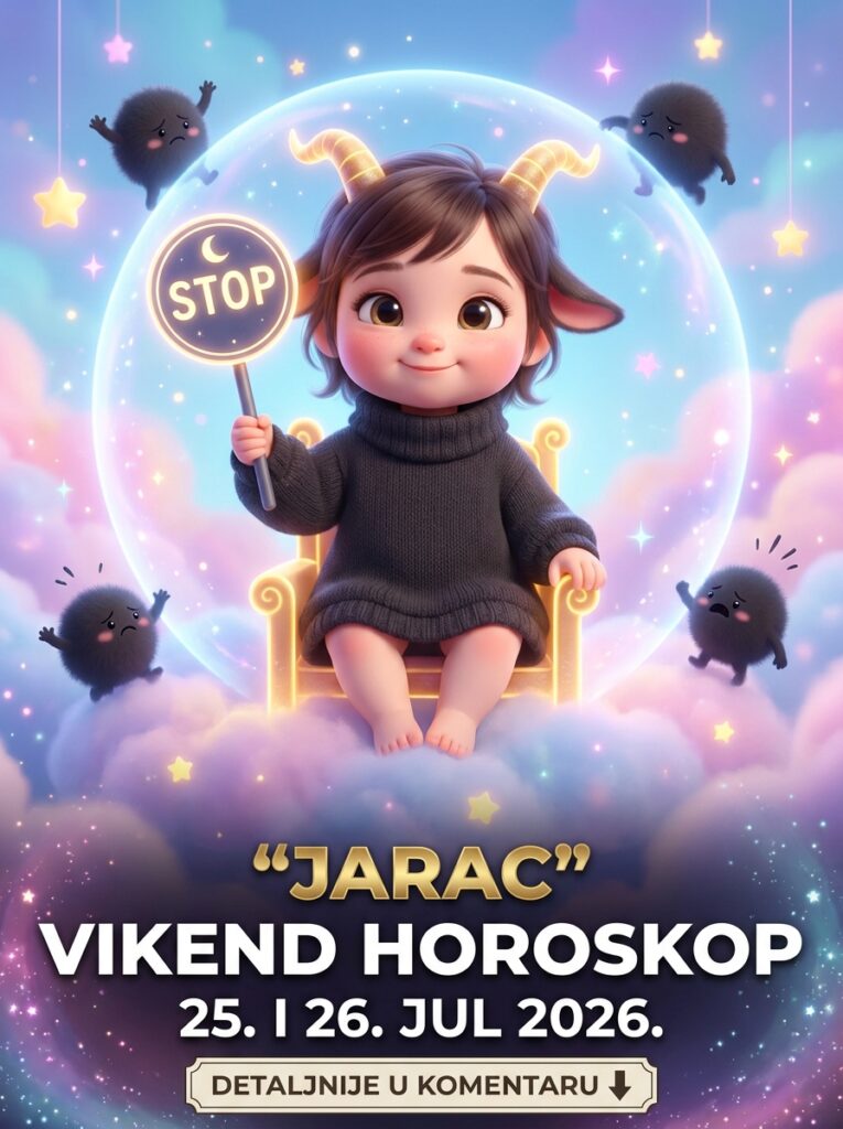 JARAC HOROSKOP ZA VIKEND (25. – 26. JUL 2026): Dva dana surovog čišćenja, giljotina za energetske vampire i vaš tiranijski mir!