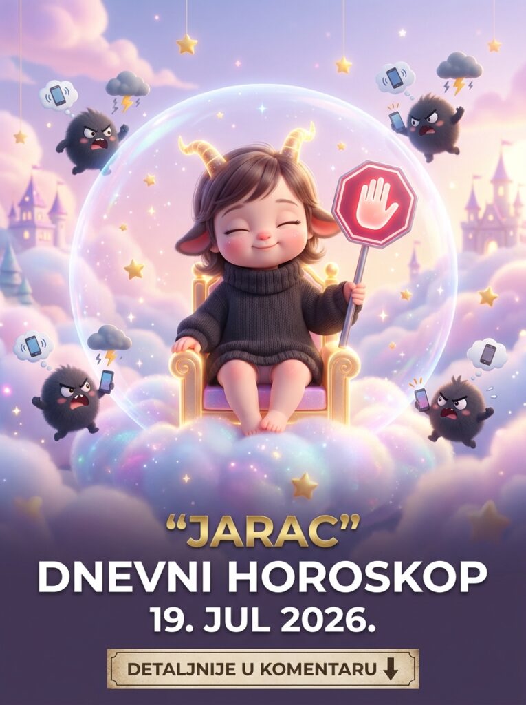 JARAC DNEVNI HOROSKOP 19. JUL 2026: Nedelja tiranijske izolacije, brutalno gašenje porodične drame i vaš sveti ritual za milionski ponedeljak!