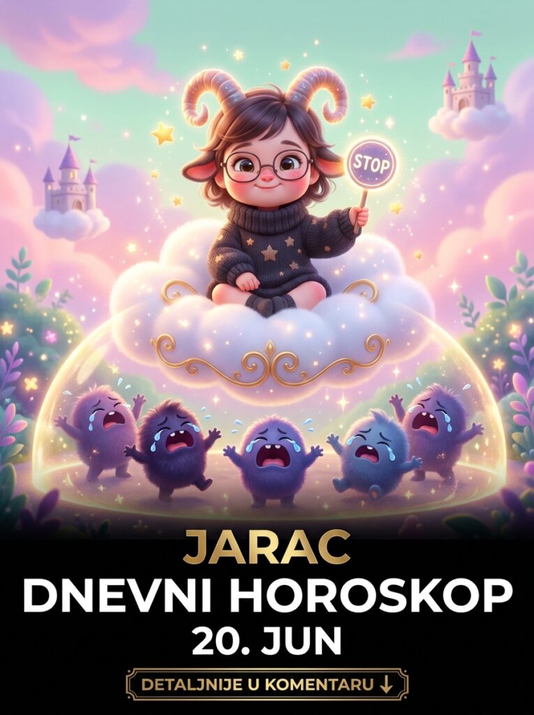 JARAC DNEVNI HOROSKOP 20. JUN: Dan apsolutnog, zaleđenog otrežnjenja, hirurška seča amatera i trenutak kada vaša tišina kida tuđi ego!