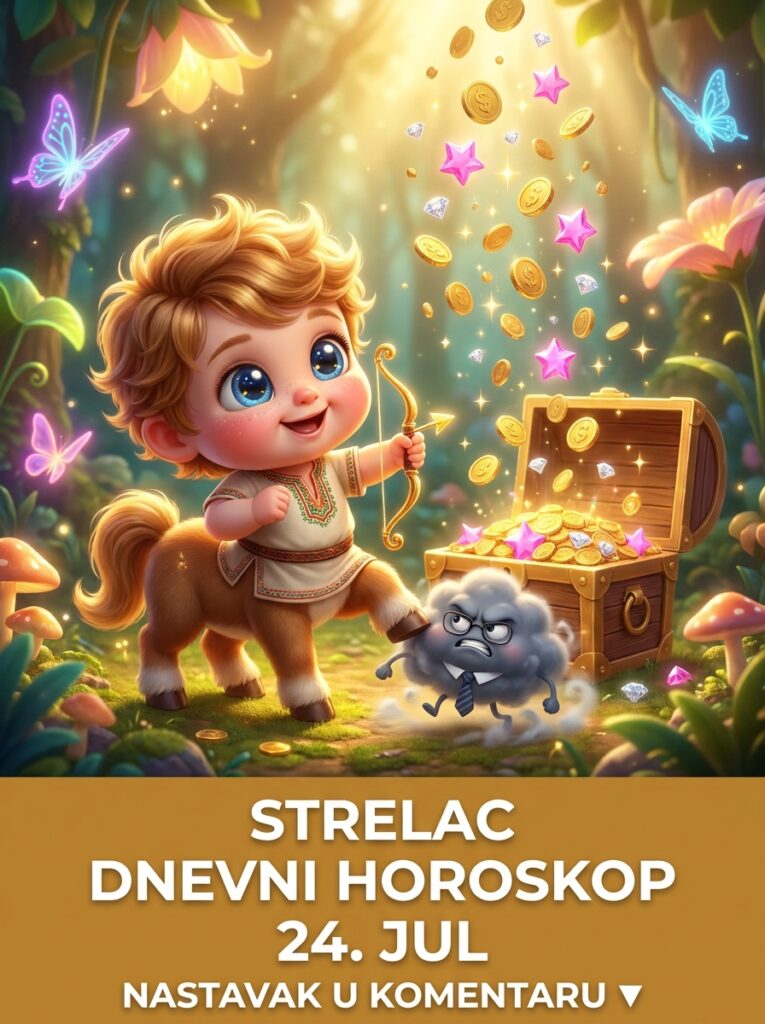 STRELAC – DNEVNI HOROSKOP ZA 24. JUL 2026: Petak surovih istina, milionskih rizika i gaženja tuđih pravila pred vikend!