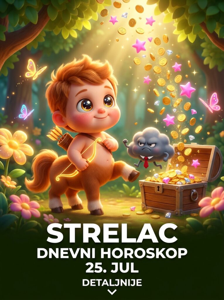 STRELAC – DNEVNI HOROSKOP ZA 25. JUL 2026: Subota surove karmičke čistke, milionskog rizika i noćnog emotivnog zemljotresa koji lomi sve pred sobom!
