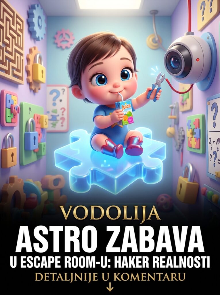 VODOLIJA U ESCAPE ROOM-u: Zašto ne možete da igrate po pravilima i kako bi vaš intelektualni inat bukvalno razbio svaku igru!