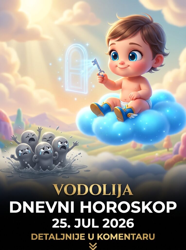 VODOLIJA – DNEVNI HOROSKOP ZA 25. JUL 2026: Nuklearno razbijanje iluzija! Danas vaša hladna logika gazi svaku tuđu manipulaciju i donosi vam apsolutnu dominaciju!