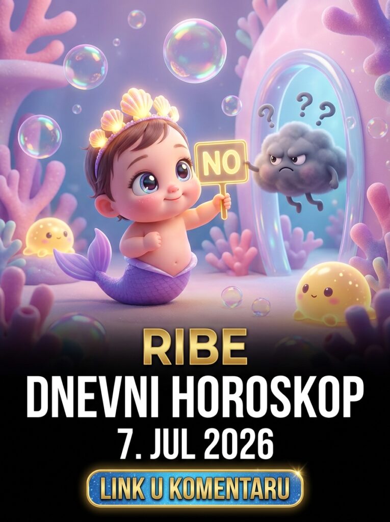 RIBE – Dnevni horoskop za 7. jul 2026: Zvezde donose surovu naplatu karmičkih dugova i jedan apsolutno neočekivani rez koji menja vaš život iz korena!