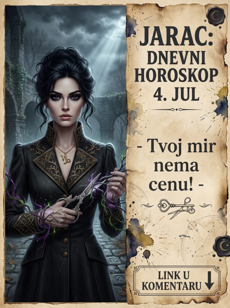 JARAC DNEVNI HOROSKOP 4. JUL: Dan apsolutne lične nezavisnosti i hirurški rez kojim danas zauvek gasite sve energetske parazite!