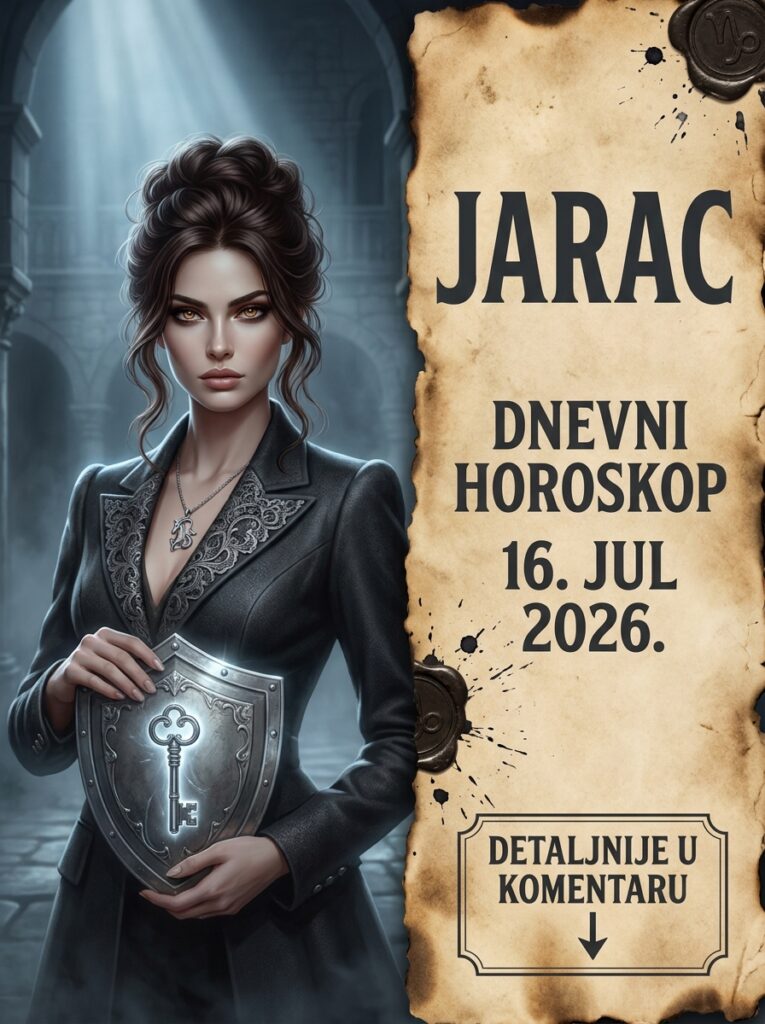 JARAC DNEVNI HOROSKOP 16. JUL 2026: Četvrtak surovog buđenja, hirurško gašenje parazita i dan kada vaša zaleđena tišina definitivno lomi tuđi ego!