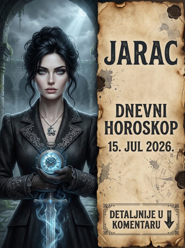 JARAC DNEVNI HOROSKOP 15. JUL 2026: Sreda apsolutnog otrežnjenja, slom energetskih vampira i dan kada vaša grobljanska tišina kosi sve pred sobom!