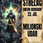 STRELAC – DNEVNI HOROSKOP ZA 23. JUL 2026: Četvrtak kosmičke pobune, lomljenja lažnih autoriteta i milionski uspeh na ivici provalije!