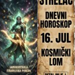 STRELAC – DNEVNI HOROSKOP ZA 16. JUL 2026: Četvrtak kosmičkog sloma, hirurško gaženje lažnog autoriteta i noć brutalne istine!