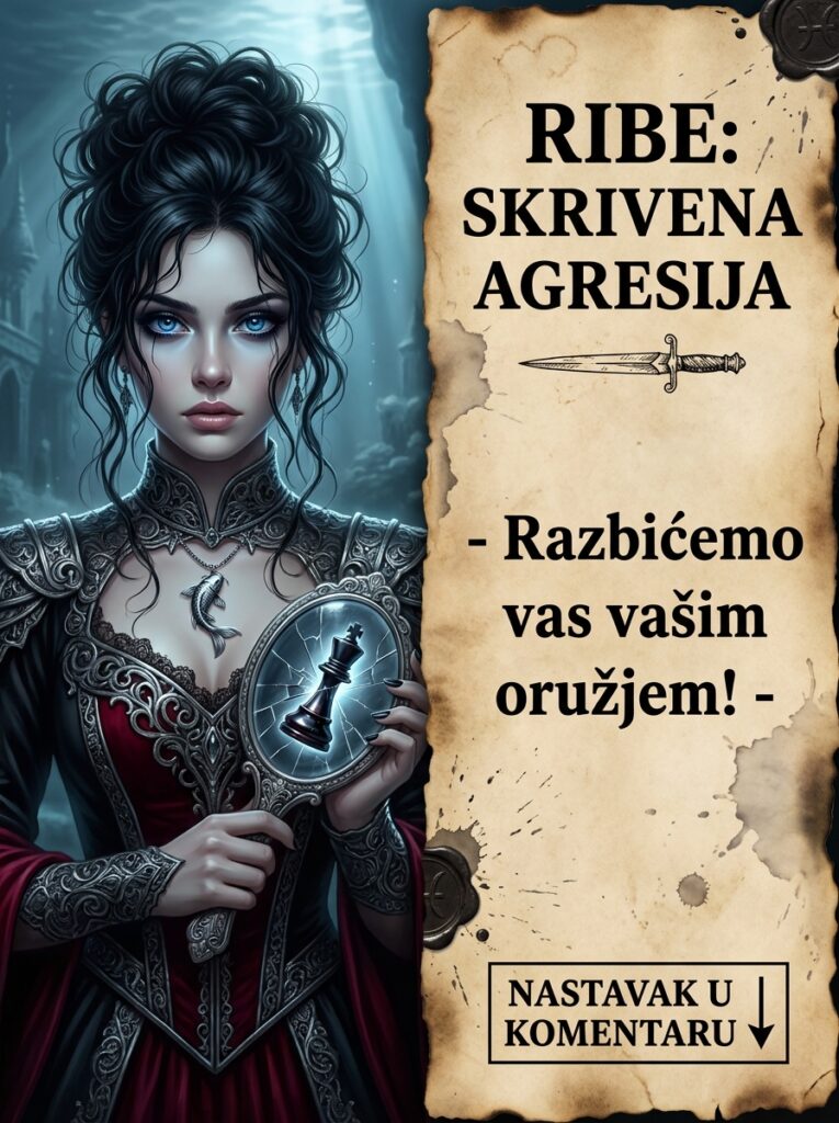 RIBE I SKRIVENA AGRESIJA: Zaboravite na patetiku i tišinu! Šokantna istina o tome šta se dešava kada Riba odluči da uzvrati udarac i izmanipuliše samog manipulatora!
