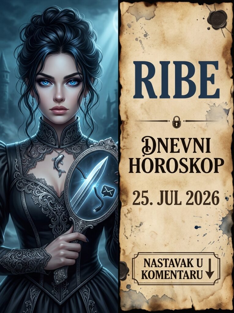 RIBE – Dnevni horoskop za 25. jul 2026: Subota radikalnog otrežnjenja! Dan kada zatvarate poglavlje tuđih iluzija i krunišete sopstveni mir!