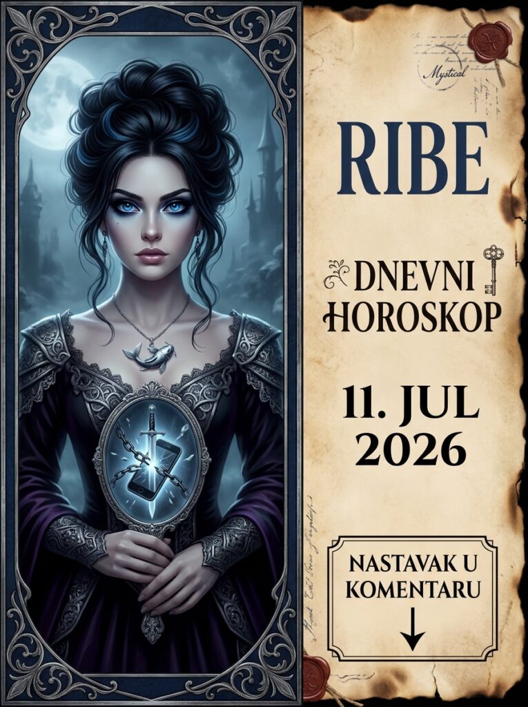 RIBE – Dnevni horoskop za 11. jul 2026: Subota apsolutnog sloma lažnih iluzija! Zvezde vam donose dan u kom gasite telefone, presecate karmičke lance i preuzimate surovu kontrolu nad svojim životom!