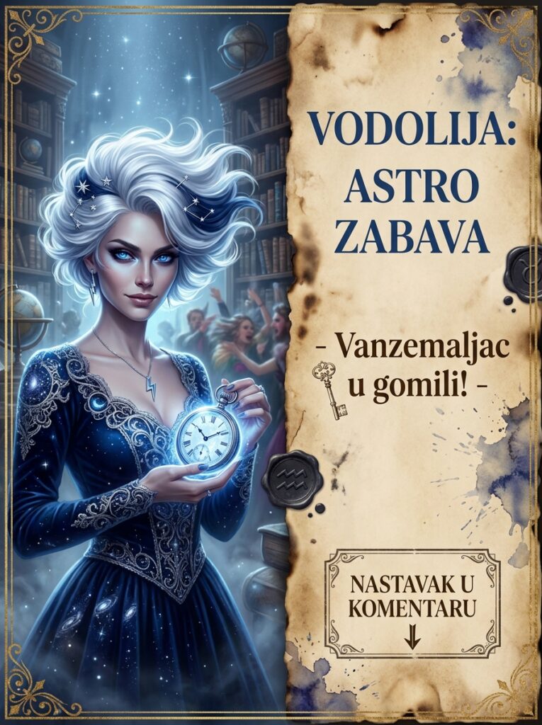 VODOLIJA U KAFANI: Zašto se osećate kao vanzemaljac na tuđoj žurci i kako na kraju iz čistog inata napravite nezapamćen šou pre nego što nestanete!