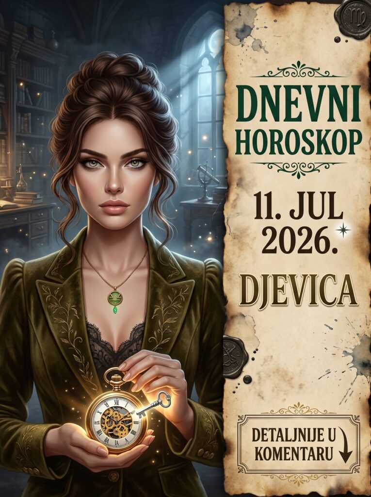 DNEVNI HOROSKOP 11. JUL 2026. – DJEVICA: Dan konačnog sloma tuđih iluzija! Saznajte zašto danas vaš zaleđeni osmeh ruši sisteme i kako ćete uništiti ego manipulatora!