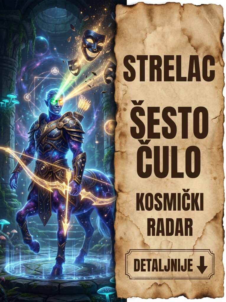 STRELAC I KOSMIČKO ŠESTO ČULO: Zašto vas vaša ludačka, neobjašnjiva intuicija nikada ne vara i kako rendgenski čitate ljude u samo tri sekunde!