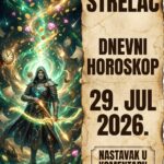 STRELAC – DNEVNI HOROSKOP ZA 29. JUL 2026: Dan kada kockate sa sudbinom, rušite kompromise i uzimate milione na čisti inat!
