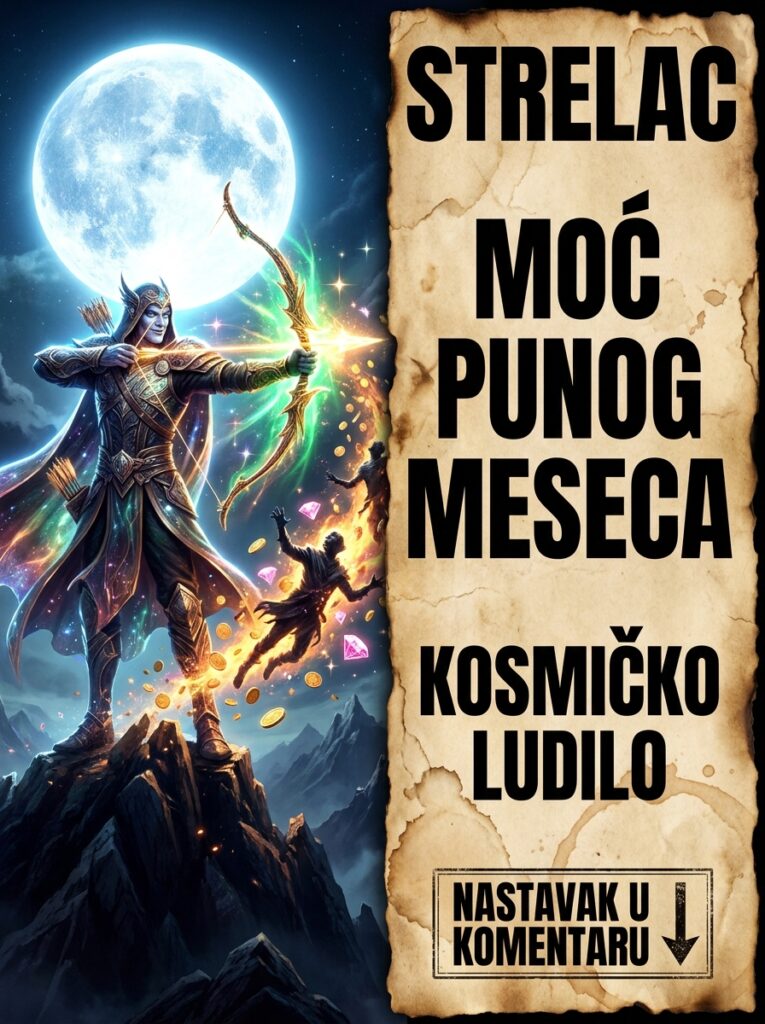 STRELAC I PUN MESEC: Najmračnija tajna zašto gubite san, sečete ljude iz života i donosite milionske odluke pod lunarnom energijom!