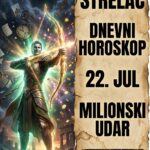 STRELAC – DNEVNI HOROSKOP ZA 22. JUL 2026: Sreda apsolutne kosmičke pobune, gaženje lažnog autoriteta i milionski udar iz vedra neba!