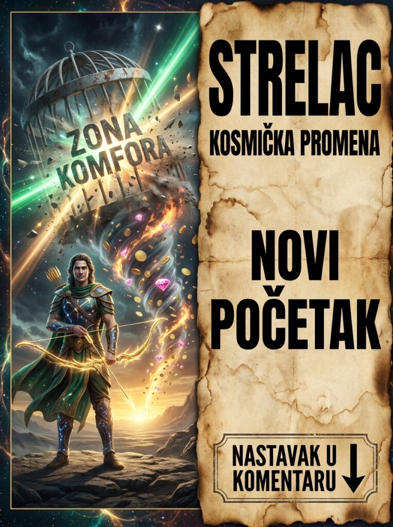STRELAC I KOSMIČKA PROMENA: Najmračnija tajna zašto svesno rušite svoj miran život do temelja da biste se osetili živim!
