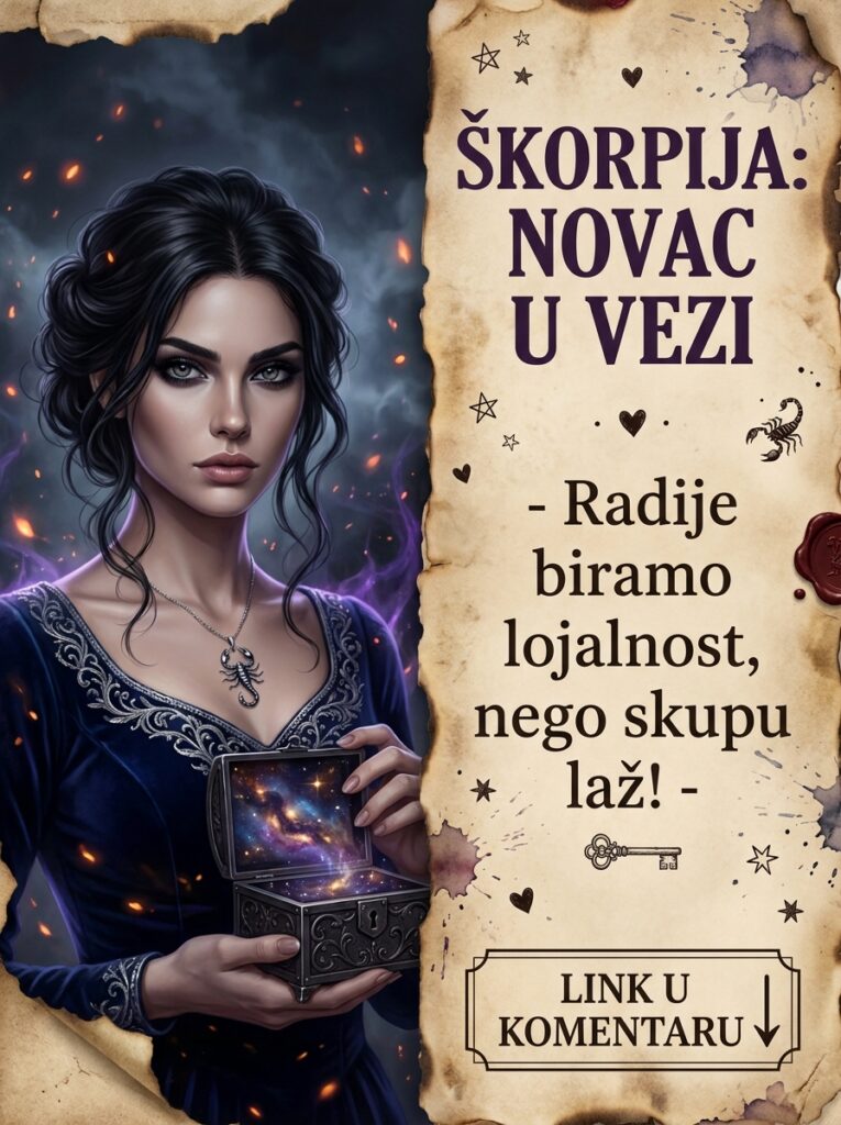 ŠKORPIJA I NOVAC U VEZI: Zašto patološki preziru finansijske parazite i zašto je zajednički račun za njih ultimativni test odanosti!