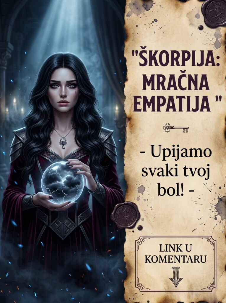 MRAČNA STRANA NJIHOVE EMPATIJE: Zašto Škorpije patološki upijaju vaš bol i kako ih taj jezivi emotivni sunđer žive sahranjuje!