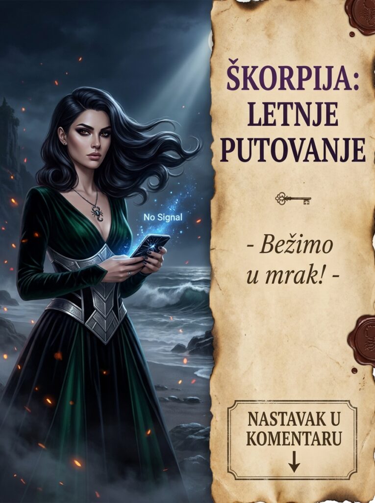 ŠKORPIJA I MRAČNO LETNJE PUTOVANJE: Zaboravite dosadne plaže, završićete tamo gde nema signala i gde strast briše svaki trag civilizacije!